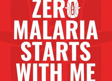 zero malaria starts with me poster