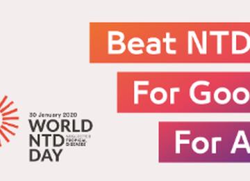 Banner for world NTD day